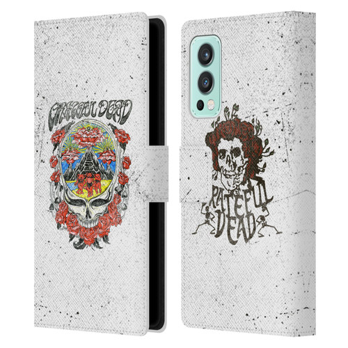 Grateful Dead Trends Rose Leather Book Wallet Case Cover For OnePlus Nord 2 5G