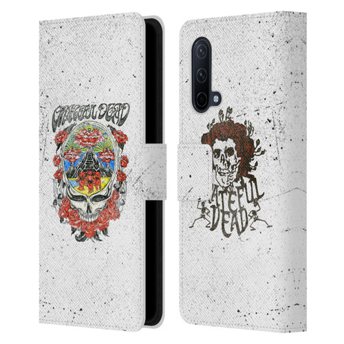 Grateful Dead Trends Rose Leather Book Wallet Case Cover For OnePlus Nord CE 5G