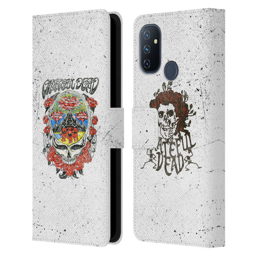 Grateful Dead Trends Rose Leather Book Wallet Case Cover For OnePlus Nord N100