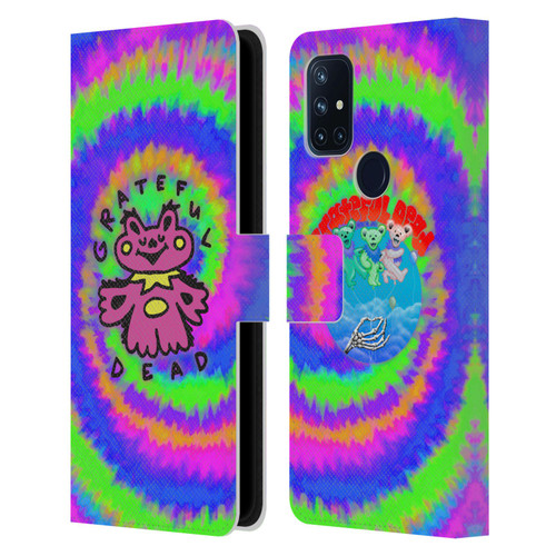 Grateful Dead Trends Dancing Bear Colorful Leather Book Wallet Case Cover For OnePlus Nord N10 5G