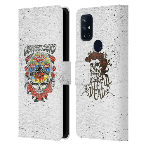 Grateful Dead Trends Rose Leather Book Wallet Case Cover For OnePlus Nord N10 5G
