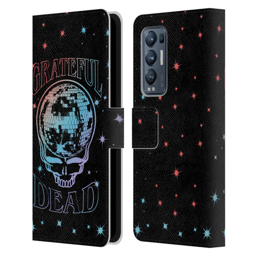 Grateful Dead Trends Skull Logo Leather Book Wallet Case Cover For OPPO Find X3 Neo / Reno5 Pro+ 5G