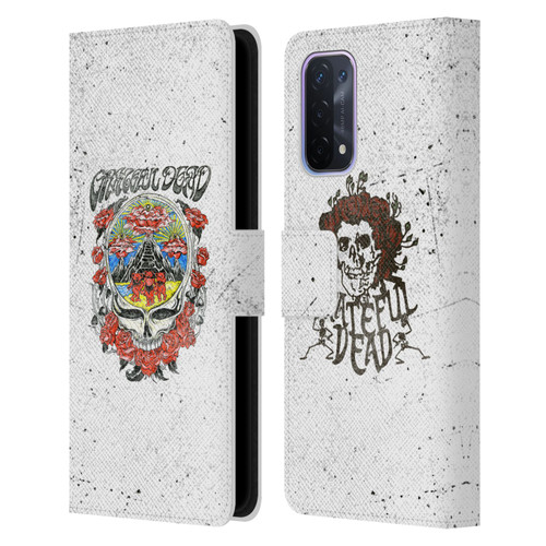 Grateful Dead Trends Rose Leather Book Wallet Case Cover For OPPO A54 5G