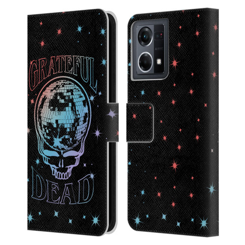 Grateful Dead Trends Skull Logo Leather Book Wallet Case Cover For OPPO Reno8 4G