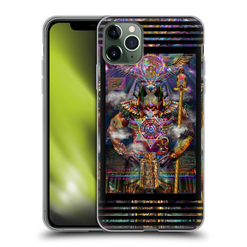 Jumbie Art Gods and Goddesses Horus Soft Gel Case for Apple iPhone 11 Pro Max
