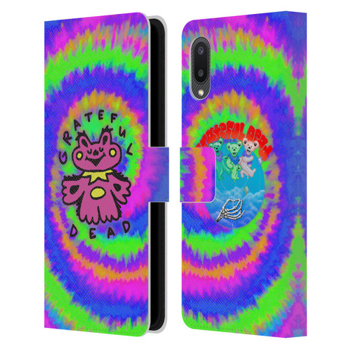Grateful Dead Trends Dancing Bear Colorful Leather Book Wallet Case Cover For Samsung Galaxy A02/M02 (2021)