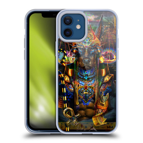 Jumbie Art Gods and Goddesses Anubis Soft Gel Case for Apple iPhone 12 / iPhone 12 Pro