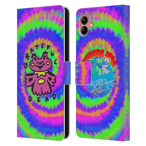 Grateful Dead Trends Dancing Bear Colorful Leather Book Wallet Case Cover For Samsung Galaxy A04 (2022)