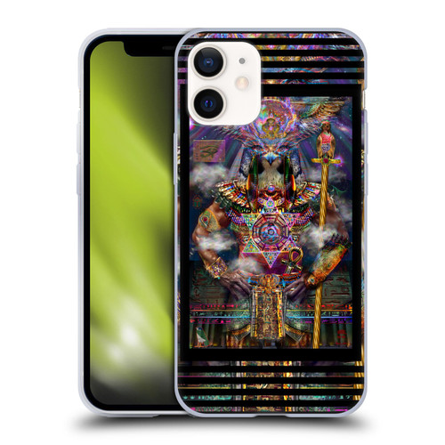 Jumbie Art Gods and Goddesses Horus Soft Gel Case for Apple iPhone 12 Mini