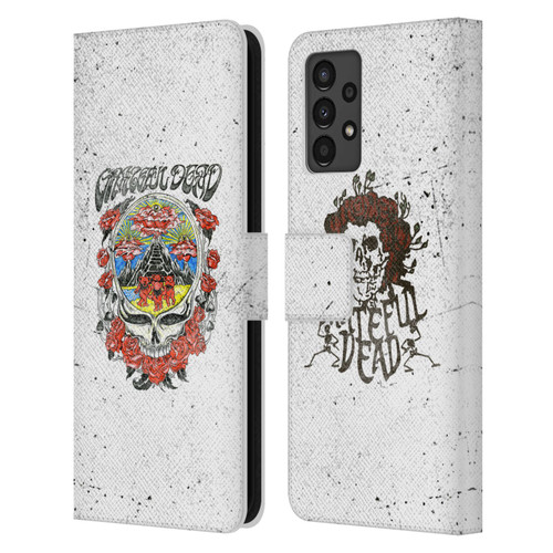 Grateful Dead Trends Rose Leather Book Wallet Case Cover For Samsung Galaxy A13 (2022)