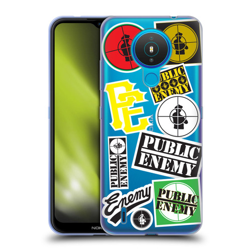 Public Enemy Graphics Collage Soft Gel Case for Nokia 1.4