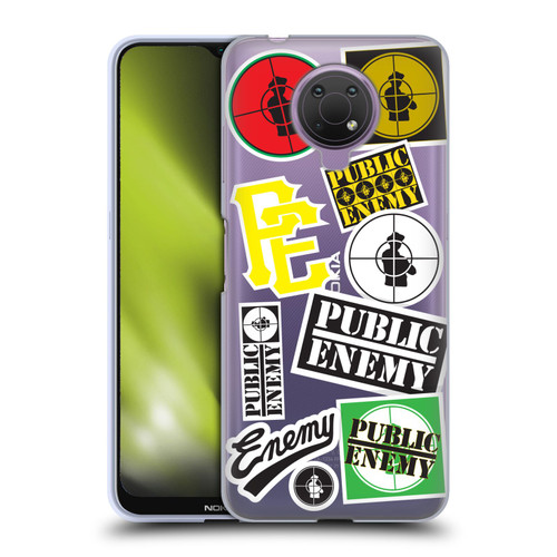 Public Enemy Graphics Collage Soft Gel Case for Nokia G10