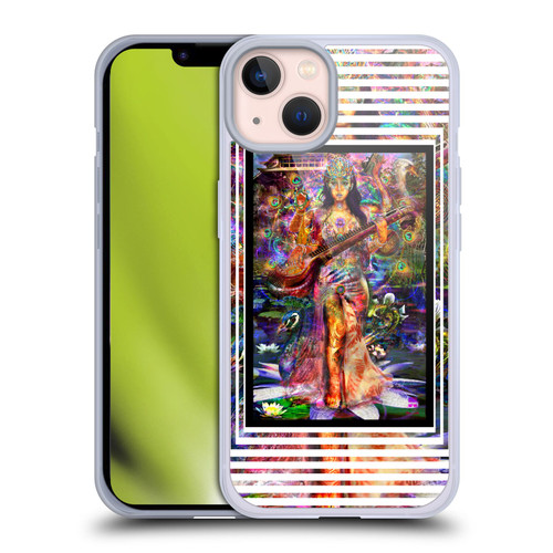 Jumbie Art Gods and Goddesses Saraswatti Soft Gel Case for Apple iPhone 13