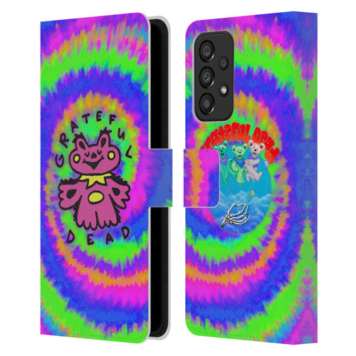 Grateful Dead Trends Dancing Bear Colorful Leather Book Wallet Case Cover For Samsung Galaxy A33 5G (2022)