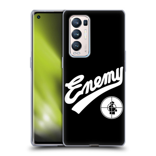 Public Enemy Graphics Logotype Soft Gel Case for OPPO Find X3 Neo / Reno5 Pro+ 5G