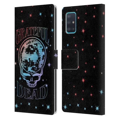 Grateful Dead Trends Skull Logo Leather Book Wallet Case Cover For Samsung Galaxy A51 (2019)