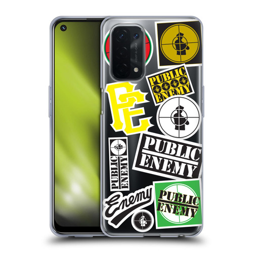 Public Enemy Graphics Collage Soft Gel Case for OPPO A54 5G