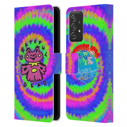 Grateful Dead Trends Dancing Bear Colorful Leather Book Wallet Case Cover For Samsung Galaxy A53 5G (2022)