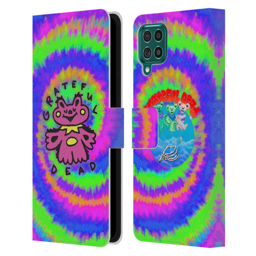 Grateful Dead Trends Dancing Bear Colorful Leather Book Wallet Case Cover For Samsung Galaxy F62 (2021)