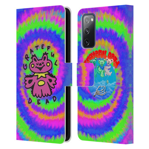 Grateful Dead Trends Dancing Bear Colorful Leather Book Wallet Case Cover For Samsung Galaxy S20 FE / 5G