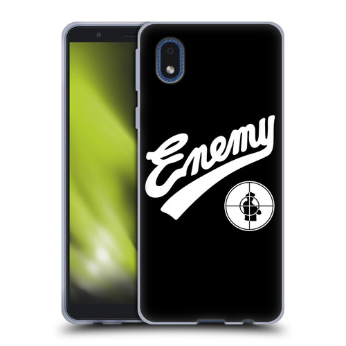 Public Enemy Graphics Logotype Soft Gel Case for Samsung Galaxy A01 Core (2020)