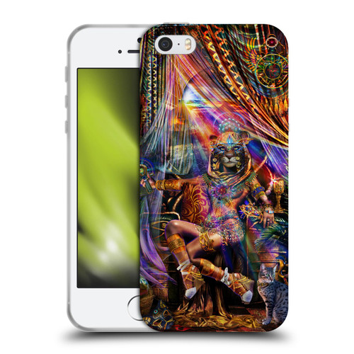 Jumbie Art Gods and Goddesses Bastet Soft Gel Case for Apple iPhone 5 / 5s / iPhone SE 2016