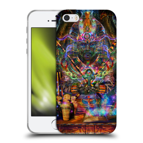 Jumbie Art Gods and Goddesses Osiris Soft Gel Case for Apple iPhone 5 / 5s / iPhone SE 2016