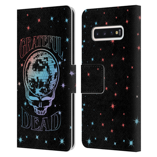 Grateful Dead Trends Skull Logo Leather Book Wallet Case Cover For Samsung Galaxy S10