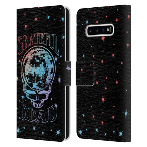 Grateful Dead Trends Skull Logo Leather Book Wallet Case Cover For Samsung Galaxy S10+ / S10 Plus