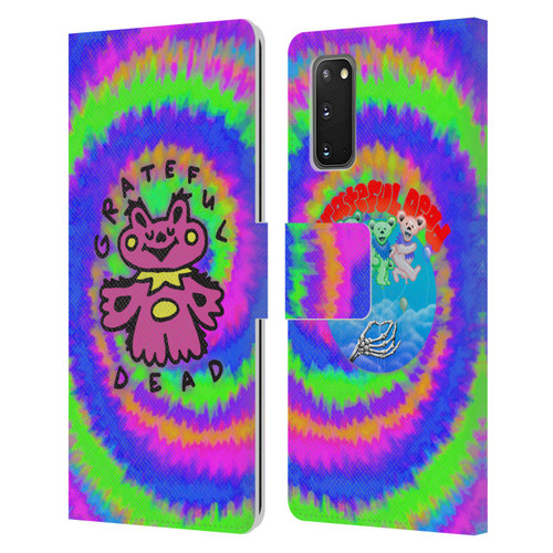 Grateful Dead Trends Dancing Bear Colorful Leather Book Wallet Case Cover For Samsung Galaxy S20 / S20 5G