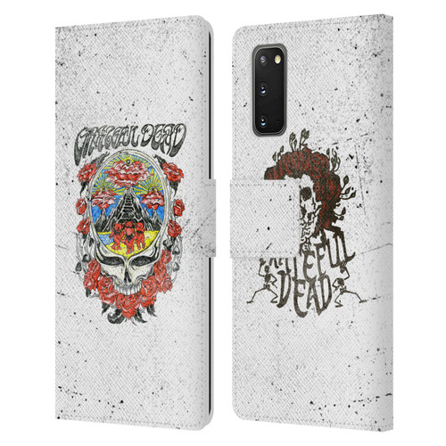 Grateful Dead Trends Rose Leather Book Wallet Case Cover For Samsung Galaxy S20 / S20 5G