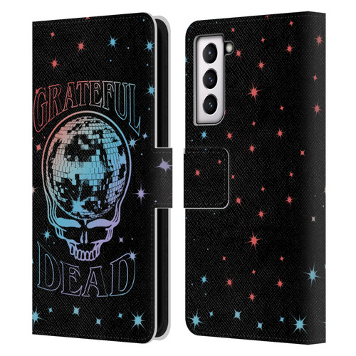 Grateful Dead Trends Skull Logo Leather Book Wallet Case Cover For Samsung Galaxy S21 5G