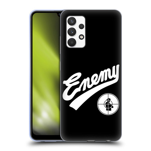 Public Enemy Graphics Logotype Soft Gel Case for Samsung Galaxy A32 (2021)