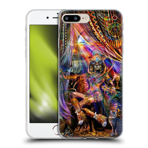 Jumbie Art Gods and Goddesses Bastet Soft Gel Case for Apple iPhone 7 Plus / iPhone 8 Plus