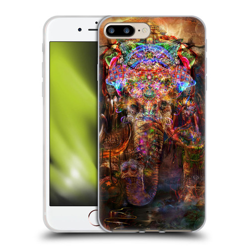 Jumbie Art Gods and Goddesses Ganesha Soft Gel Case for Apple iPhone 7 Plus / iPhone 8 Plus