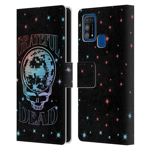 Grateful Dead Trends Skull Logo Leather Book Wallet Case Cover For Samsung Galaxy M31 (2020)