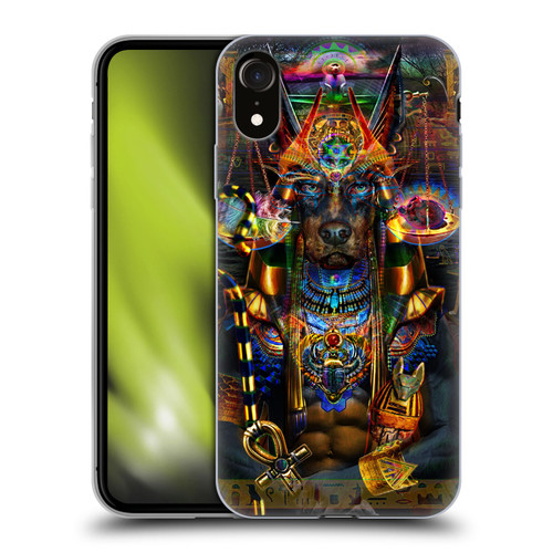 Jumbie Art Gods and Goddesses Anubis Soft Gel Case for Apple iPhone XR