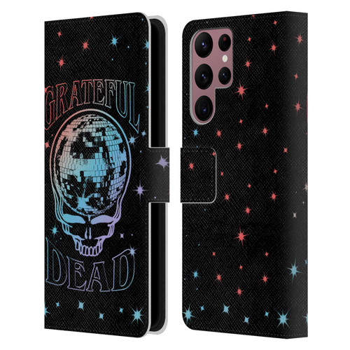 Grateful Dead Trends Skull Logo Leather Book Wallet Case Cover For Samsung Galaxy S22 Ultra 5G