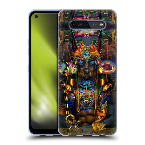 Jumbie Art Gods and Goddesses Anubis Soft Gel Case for LG K51S