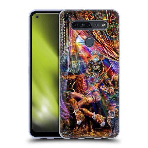 Jumbie Art Gods and Goddesses Bastet Soft Gel Case for LG K51S