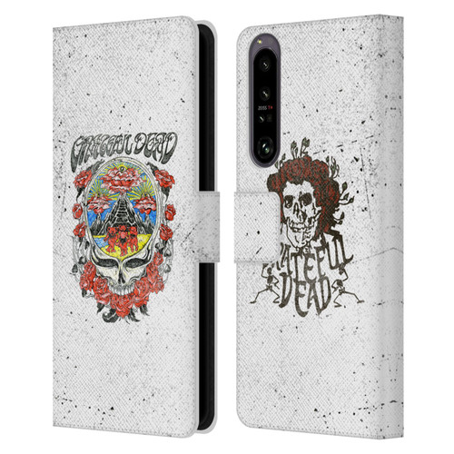 Grateful Dead Trends Rose Leather Book Wallet Case Cover For Sony Xperia 1 IV