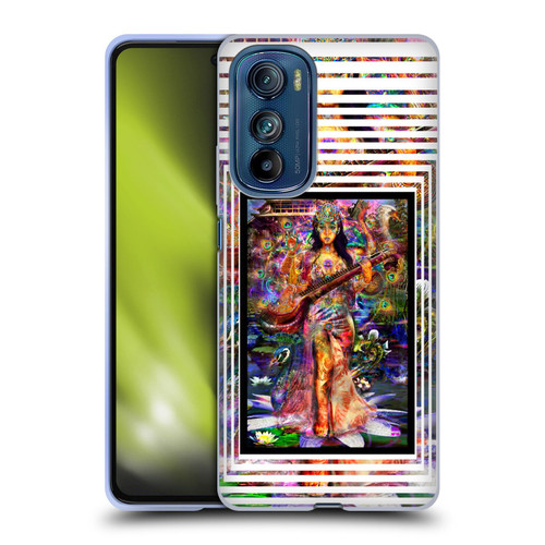 Jumbie Art Gods and Goddesses Saraswatti Soft Gel Case for Motorola Edge 30