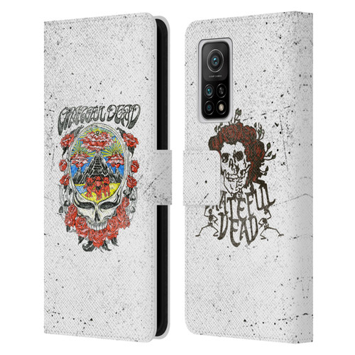Grateful Dead Trends Rose Leather Book Wallet Case Cover For Xiaomi Mi 10T 5G