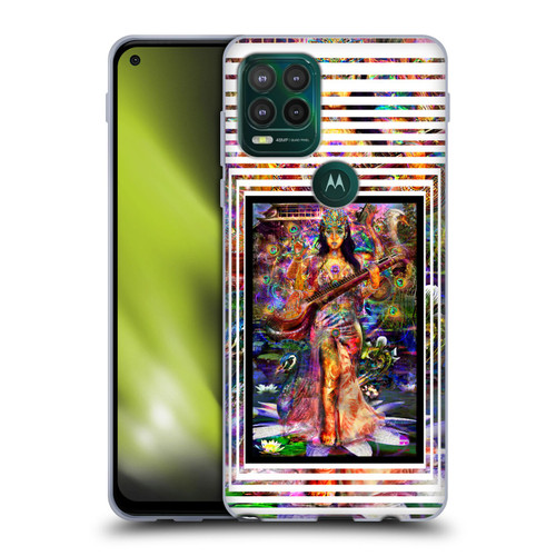 Jumbie Art Gods and Goddesses Saraswatti Soft Gel Case for Motorola Moto G Stylus 5G 2021
