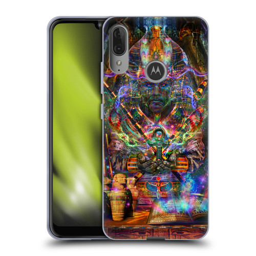 Jumbie Art Gods and Goddesses Osiris Soft Gel Case for Motorola Moto E6 Plus