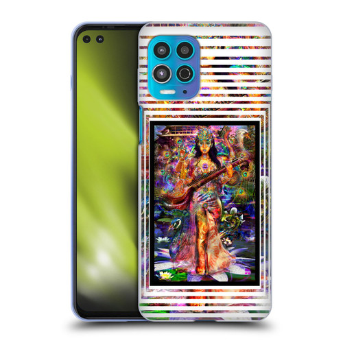 Jumbie Art Gods and Goddesses Saraswatti Soft Gel Case for Motorola Moto G100