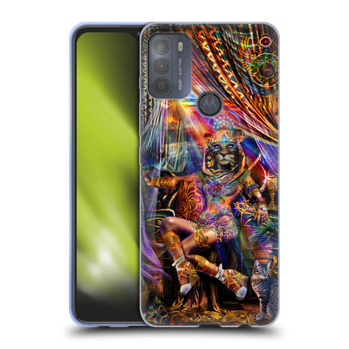 Jumbie Art Gods and Goddesses Bastet Soft Gel Case for Motorola Moto G50