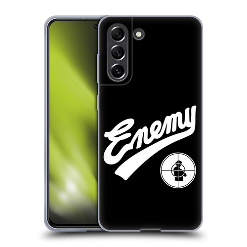 Public Enemy Graphics Logotype Soft Gel Case for Samsung Galaxy S21 FE 5G