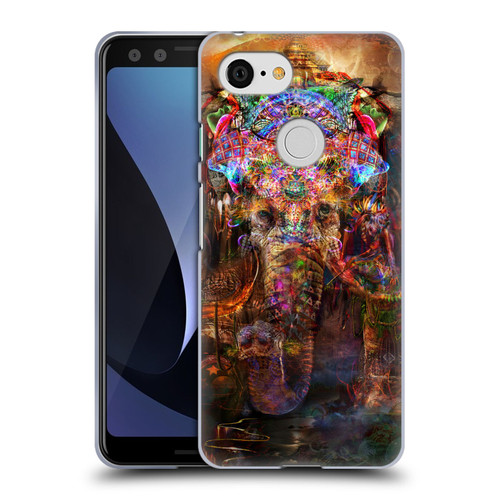 Jumbie Art Gods and Goddesses Ganesha Soft Gel Case for Google Pixel 3