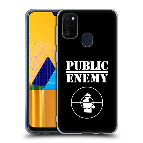 Public Enemy Graphics Logo Soft Gel Case for Samsung Galaxy M30s (2019)/M21 (2020)